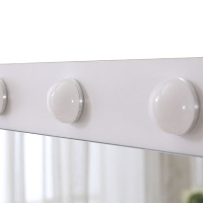 Dressing Table Vanity Set White 55x54cm