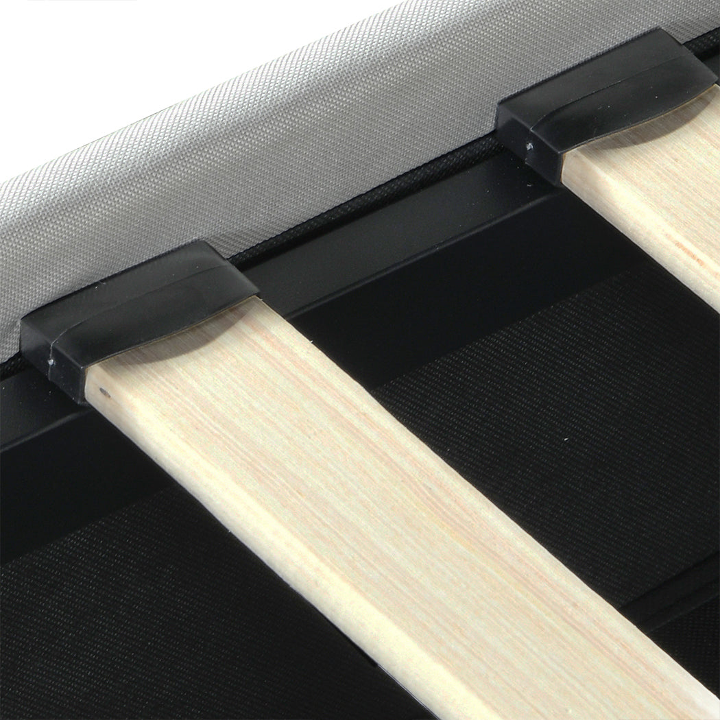 Functional Double Bed Frame RGB LED PU 4 Drawer USB  Premium Quality