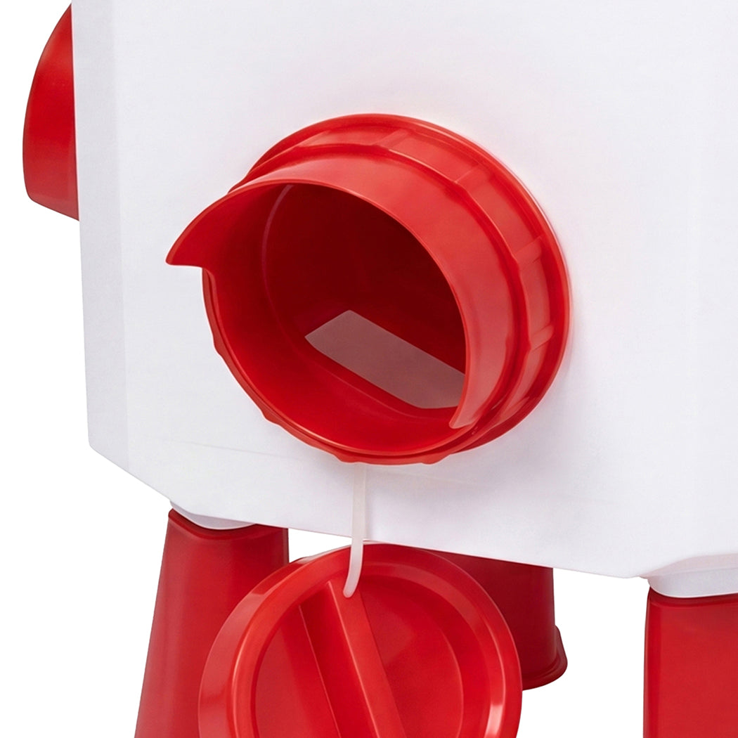 Pawz Auto Chicken Feeder and Waterer Set 12kg 11L Gravity Food Water Dispenser
