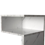 Functional 1xBedside Tables Drawers Side White  Multipurpose Use