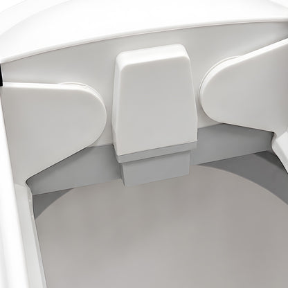 Automatic Touchless Rubbish Bin White 26x14x29cm