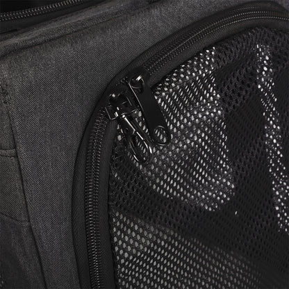Cat Carrier Airline Approved Black 42x23x28cm