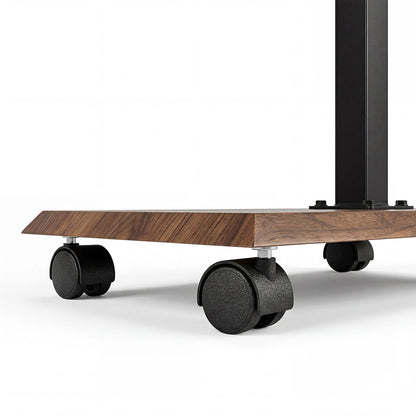 Levede C Shaped Side Table Height Adjustable Rolling 360° Swivel Top End Table