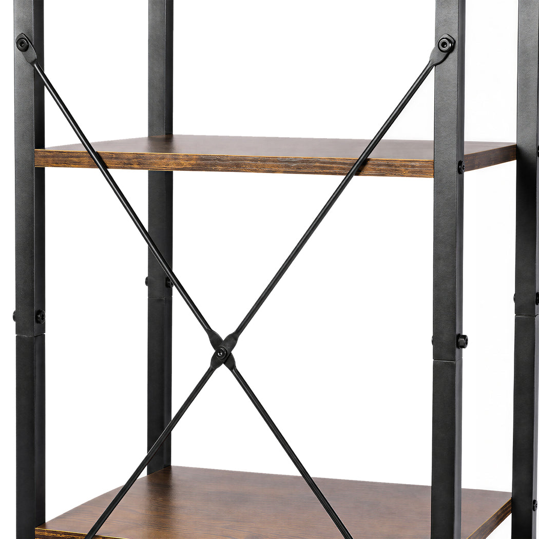 Levede 6 Tier Bookshelf Tall Bookcase Storage Shelf Display Rack Living Room
