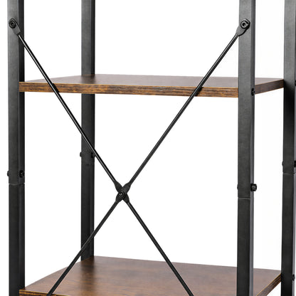 Levede 6 Tier Bookshelf Tall Bookcase Storage Shelf Display Rack Living Room