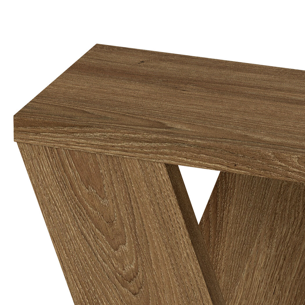 Slim Coffee Table Storage Oak 60x22x56.5cm