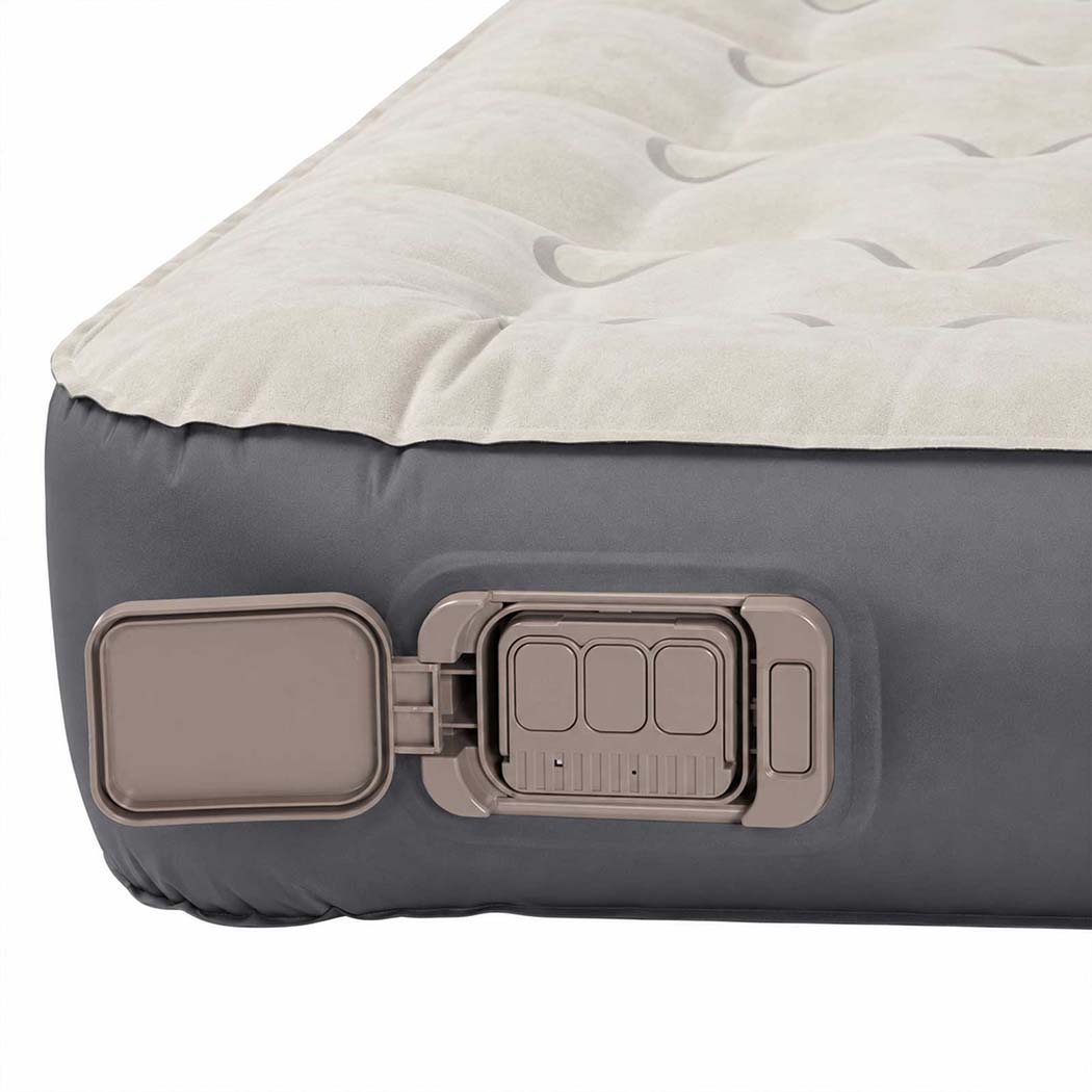 Inflatable Mattress Tpu Air Bed Grey 190x150x22cm