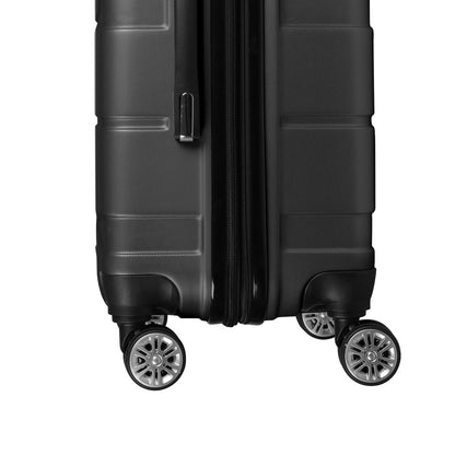 Expandable Luggage Black 24 Inch 33x26x55cm