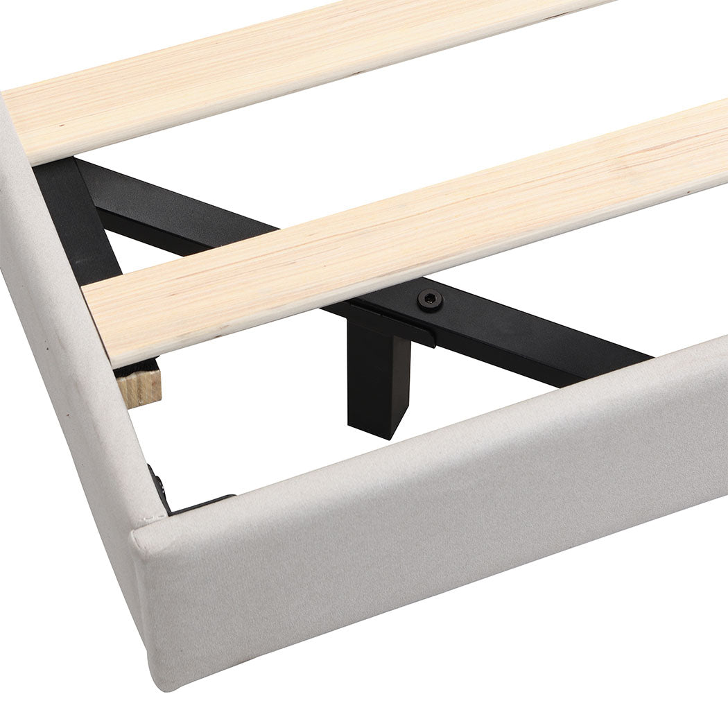 Cozy Double Floating Bed Frame  Space-Saving Design Classic