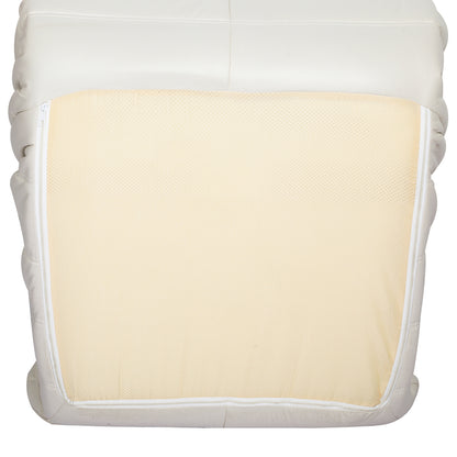 Stylish Floor Chair Caterpillar Sofa Beige  Comfortable Design