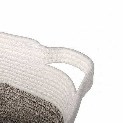 Foldable Storage Baskets Cotton 33x25.5x23cm