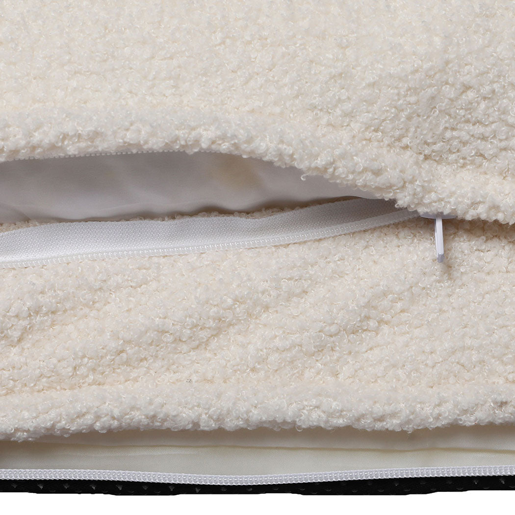 White sofa bed 90x64x18cm, view 6