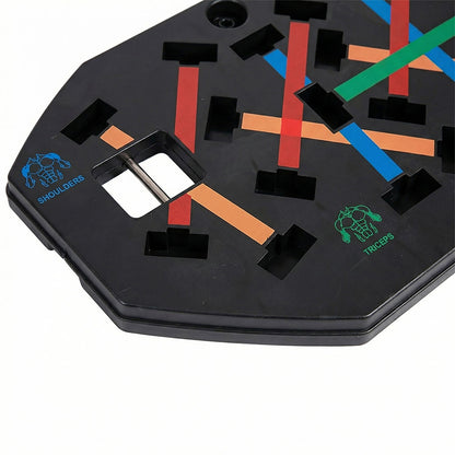 Push Up Board Set Resistance Bands Home Gym | HomeAndLiving - 6