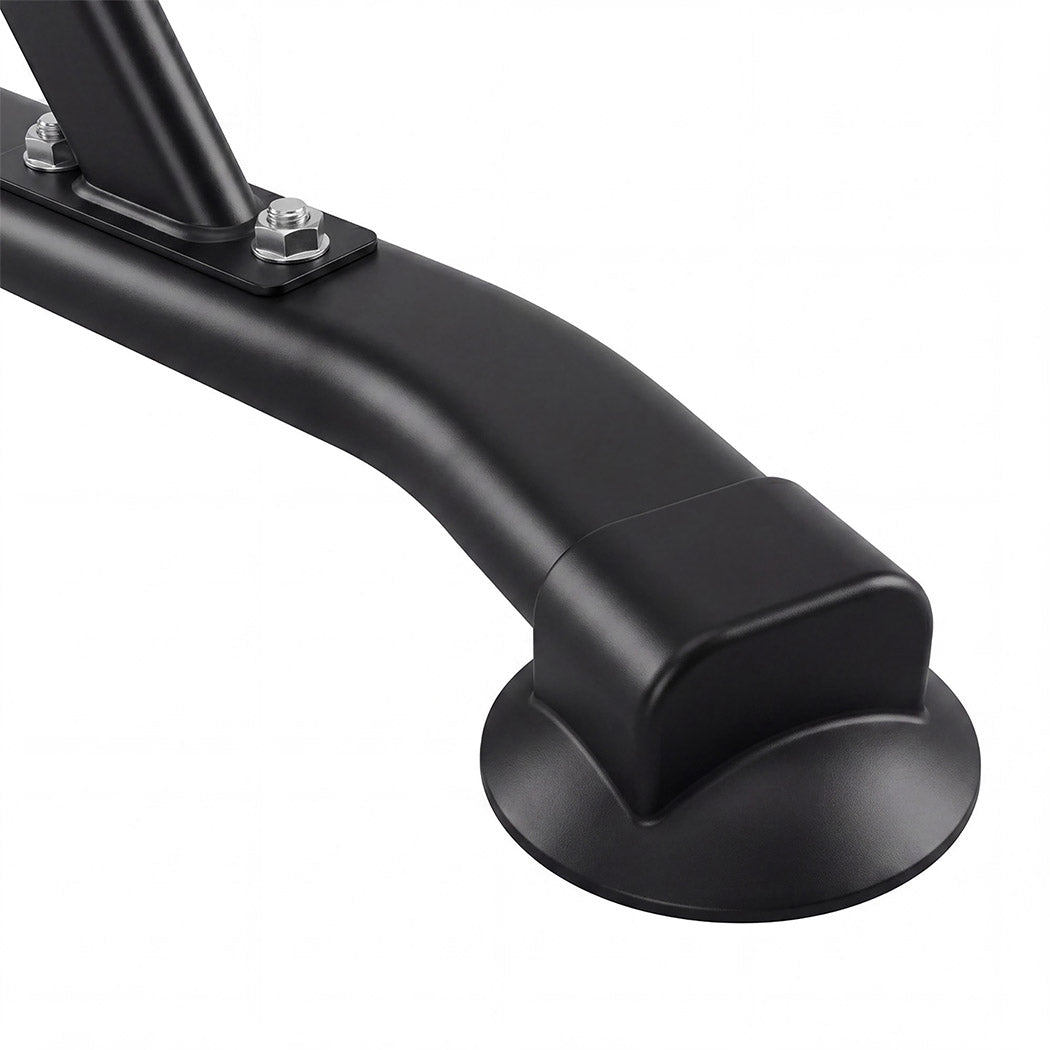 Centra Power Tower Pull Up Bar Dip Station Adjustable Home Gym 150kg Black