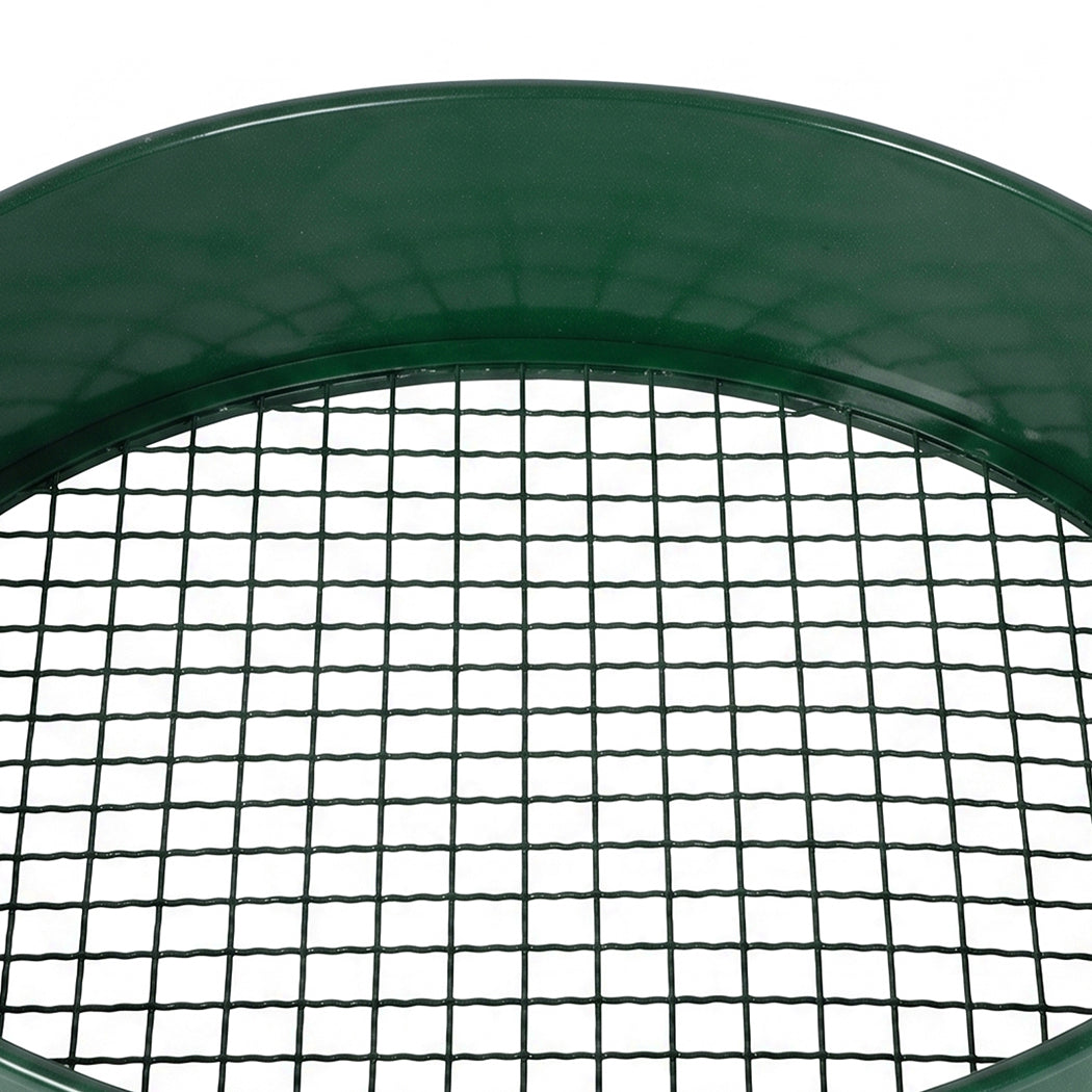Garden Sieve Set Green Metal 31.2x7.2cm