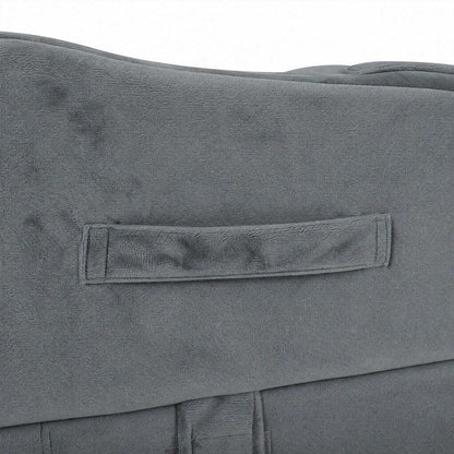 Leg Pillow Double Grey Memory Foam
