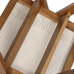 Premium 8x Walnut Wicker Armchair Dining Chair  Durable Frame