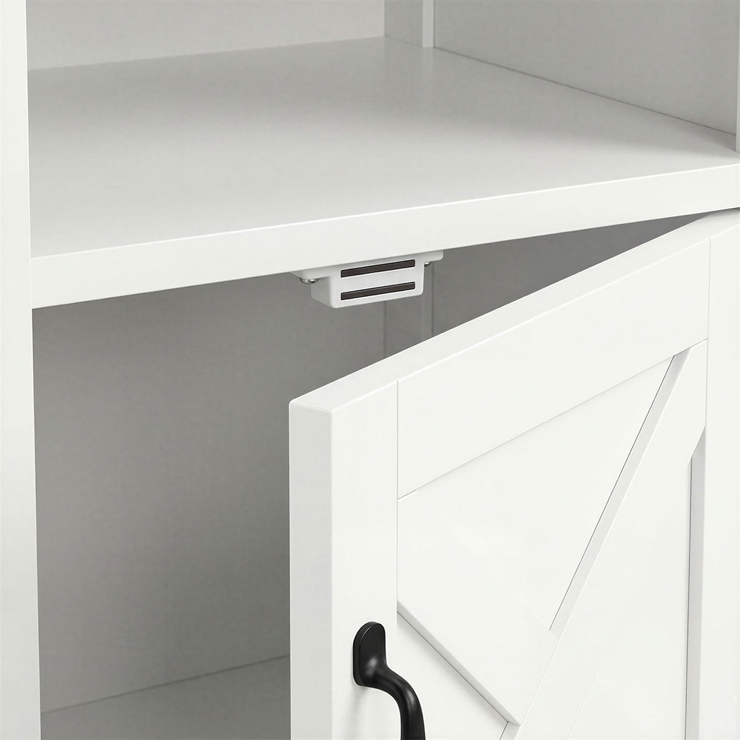 White Bedside Tables With Storage 45x40x60cm