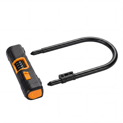 Bike Lock 4 Digit Combination Bicycle D Lock Security Cable Anti Theft Scooter