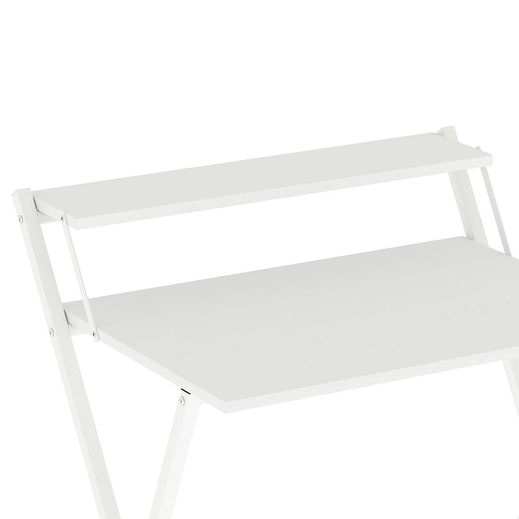 Foldable Computer Desk White 67.5x45x84cm