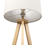Cozy Tripod Floor Lamp with Shelf  Foldable Function Classic