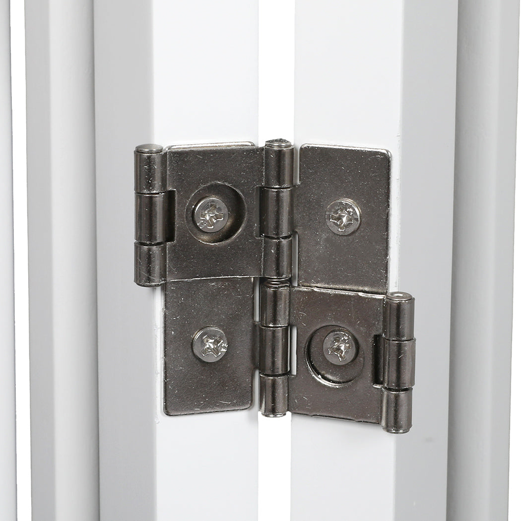 Pet Gate White 6 Panels 139x80x1.8cm