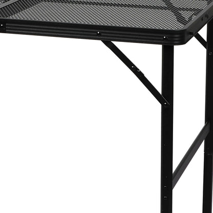 Portable Grill Table Aluminium 90x60x40cm