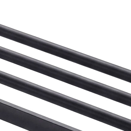 Double Bar Towel Rack Wall Mounted Black | HomeAndLiving - 6