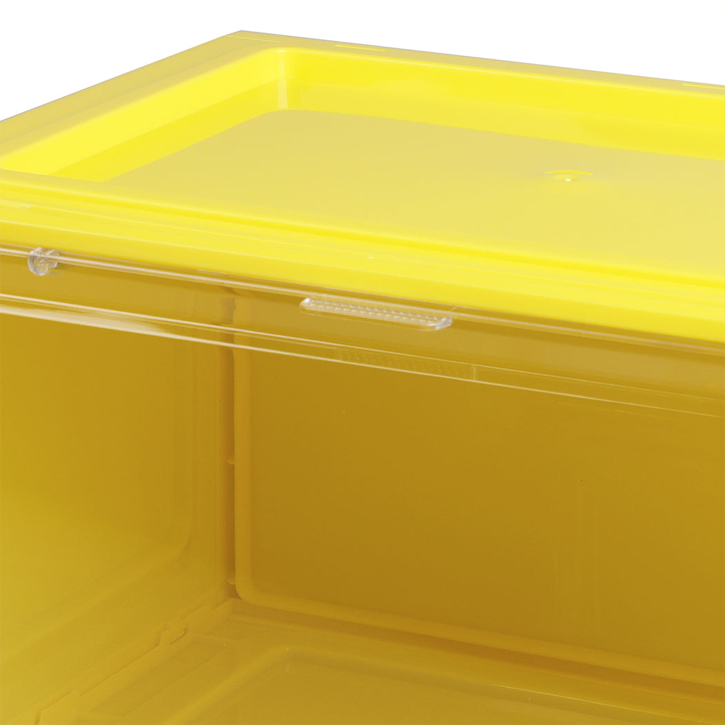 Sneaker Display Case Yellow 35.5x26x21cm