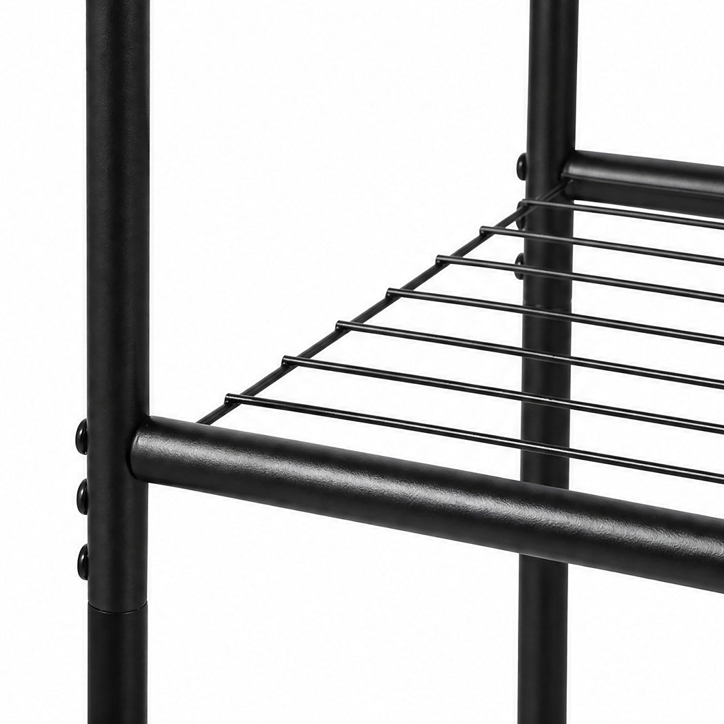 Heavy Duty Garment Rack 2 Shelf 52x40x179cm