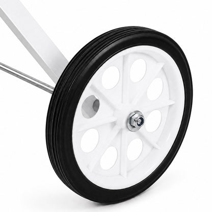 Laundry Trolley With Wheels Foldable 56x43x91cm