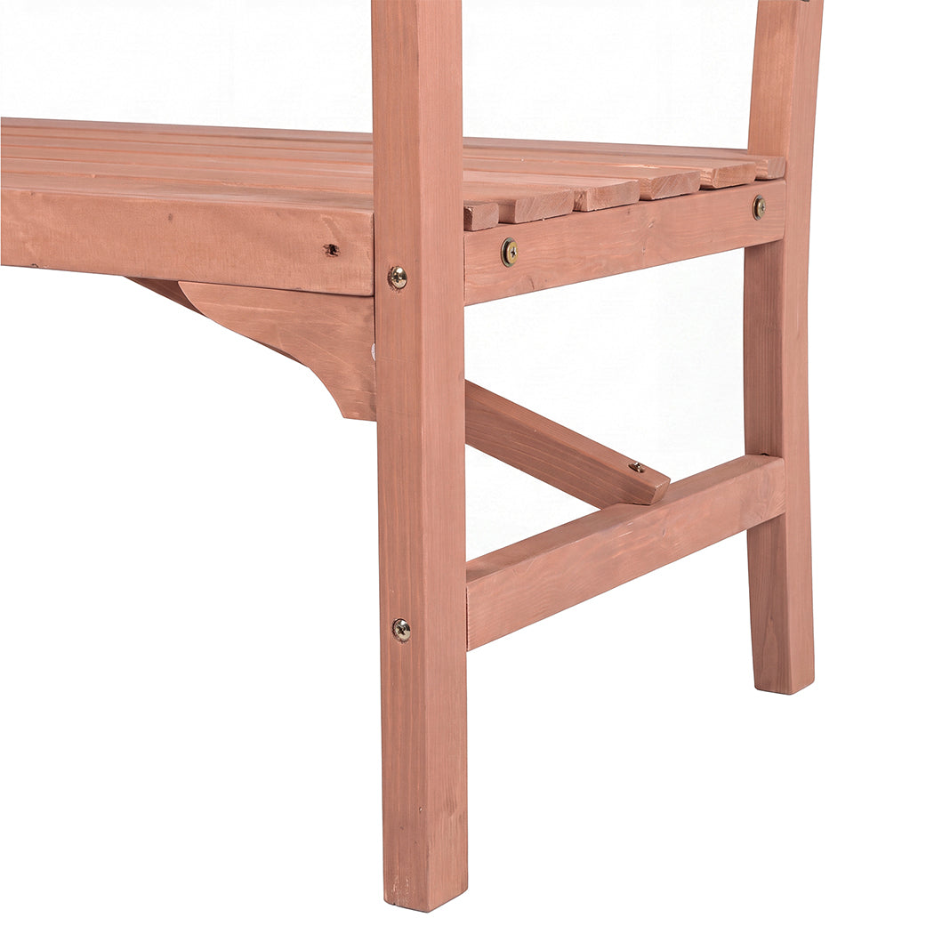 Outdoor Bench 3 Seater Wooden 143x61x88cm