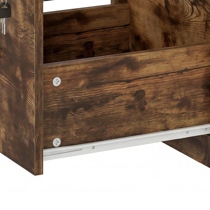 Levede File Cabinet Document Organiser  3 Lockable Drawers Vertical Cabinet