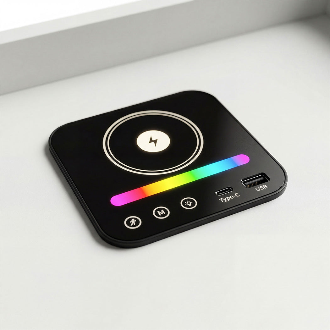 Smart Bedside Table With Wireless Charging 39.5x31.5cm