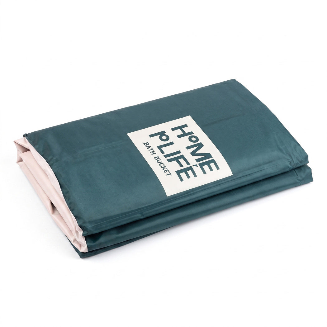 Portable Foldable Bathtub Green 80x80cm