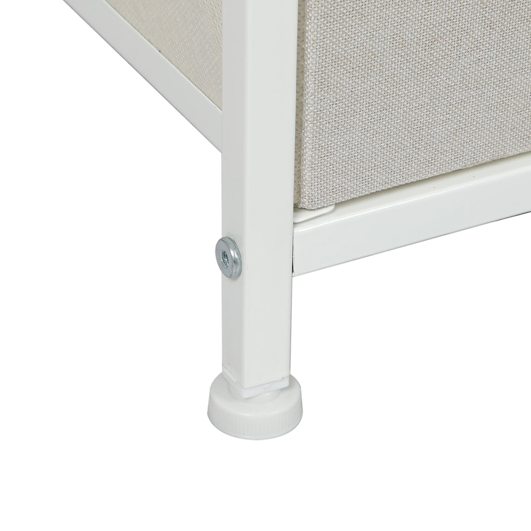 Storage Cabinet Tower Beige 45x30x45cm