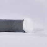 Compact Knitted Weighted Blanket Chunky Grey Kids  Scandi Inspired