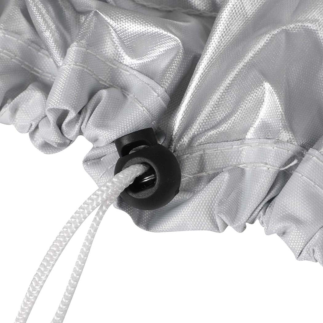 Contemporary Outdoor Furniture Cover Waterproof Silver 30cm Extension