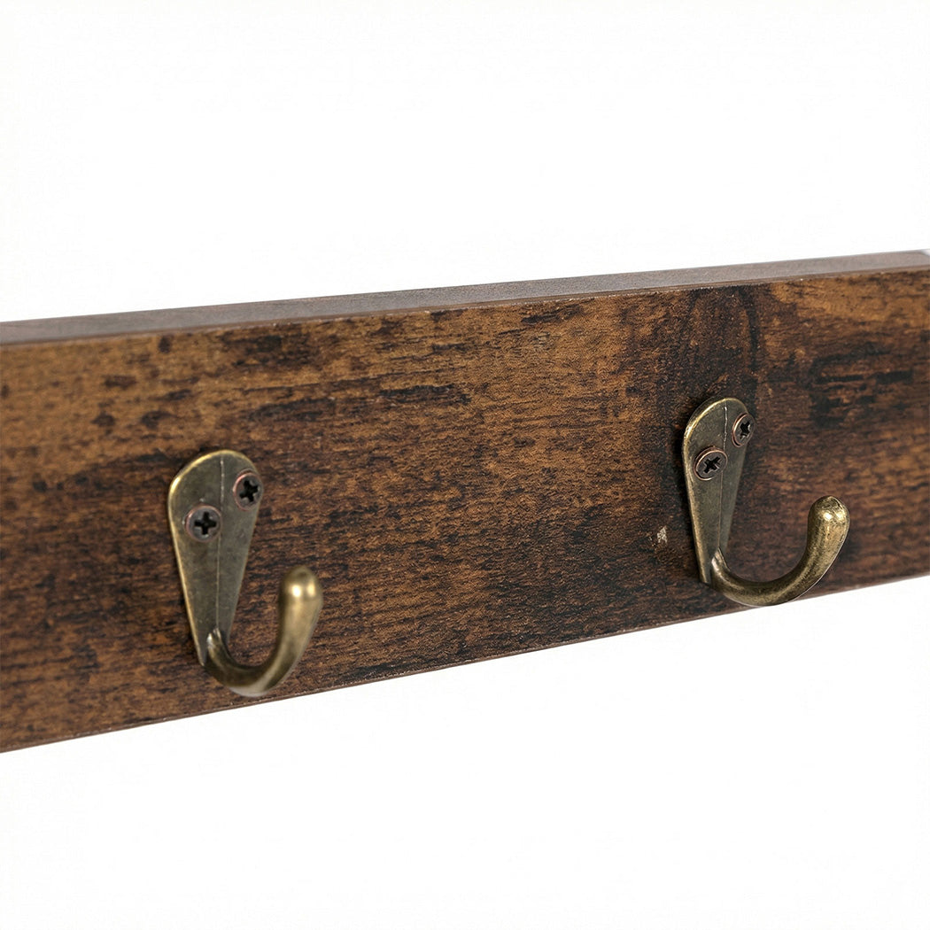 Levede Mug Rack 8 Hook Storage Holder Stand Kitchen Counter Cup Organizer Rustic