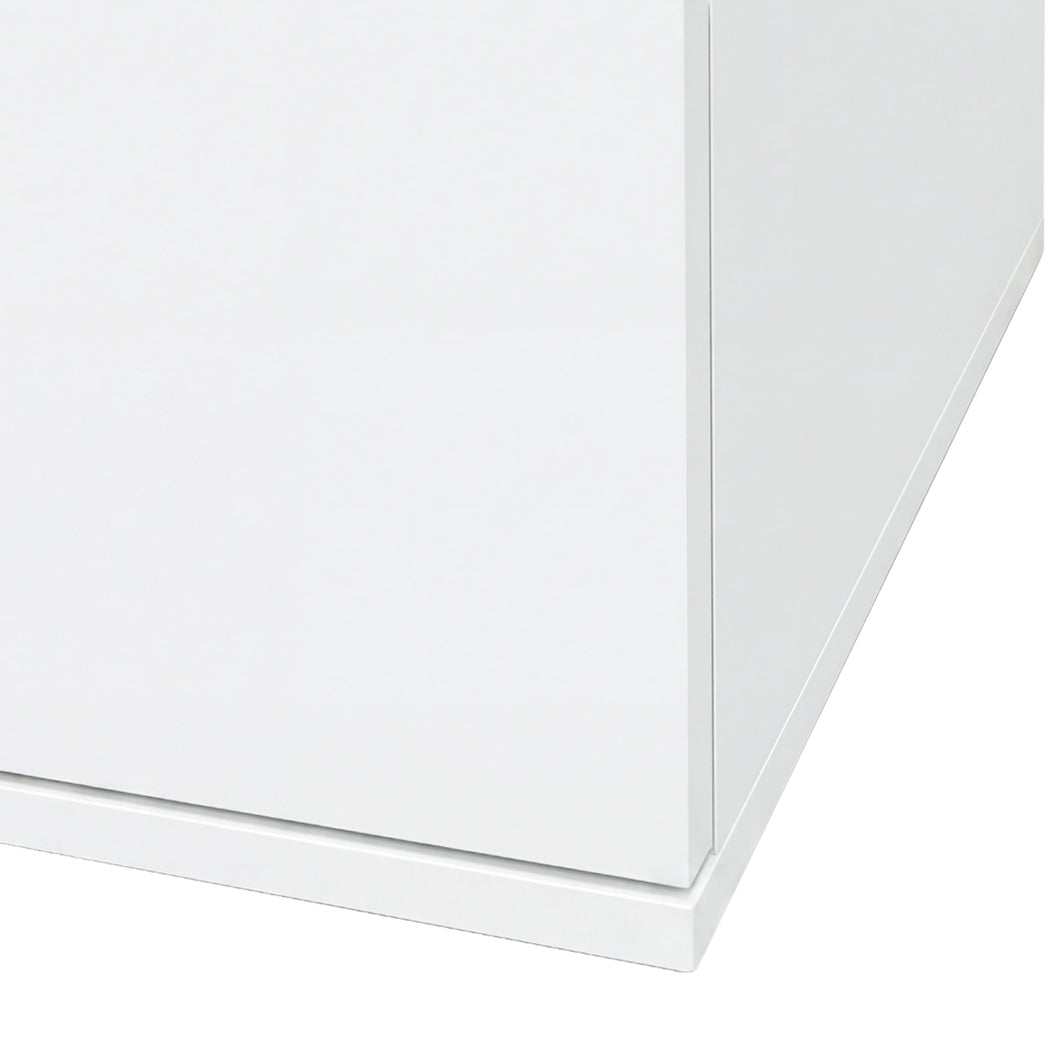 7 Drawer Tallboy Dresser White Storage | HomeAndLiving - 6