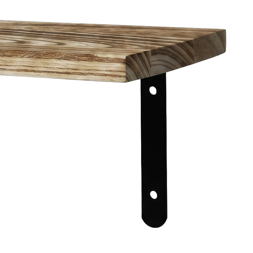 Floating Wall Shelves 3-Piece Paulownia Set | HomeAndLiving - 6