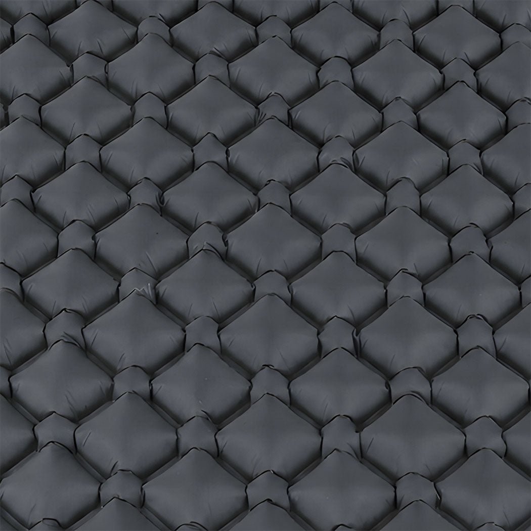 Camping Mattress Double Wide Grey 195x125x12.5cm