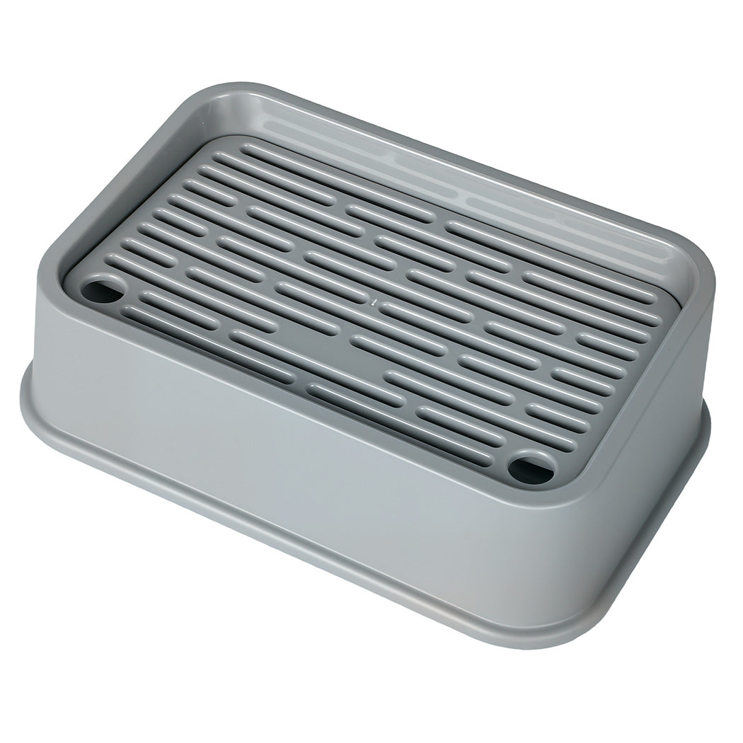 Stainless Steel Cat Litter Box Large 60x40x31.5cm