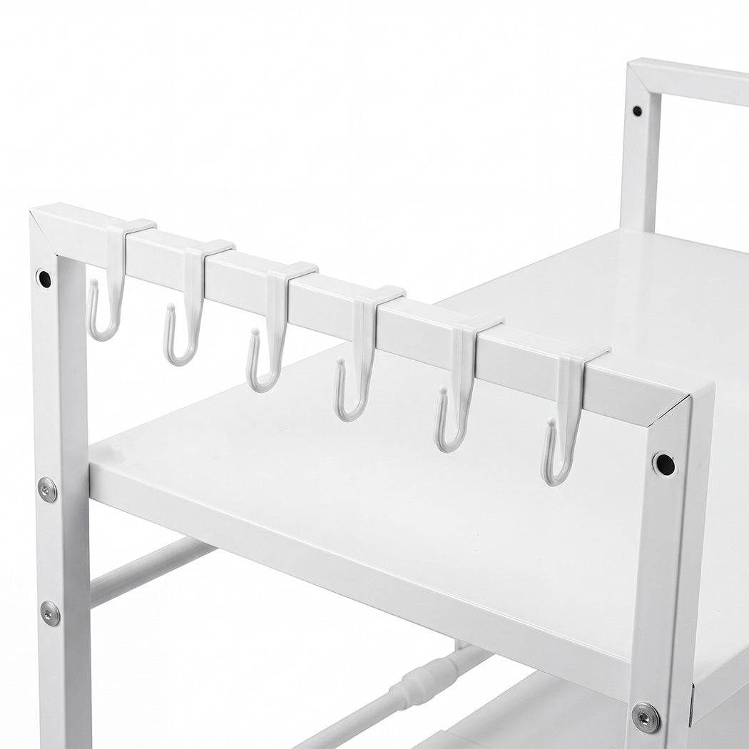 Microwave Shelf 3 Tier Adjustable Kitchen Rack | HomeAndLivi - 6