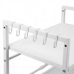 Microwave Shelf 3 Tier Adjustable Kitchen Rack | HomeAndLivi