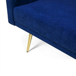 Stylish Sofa Bed Convertible Velvet Lounge Recliner Couch Sleeper 3