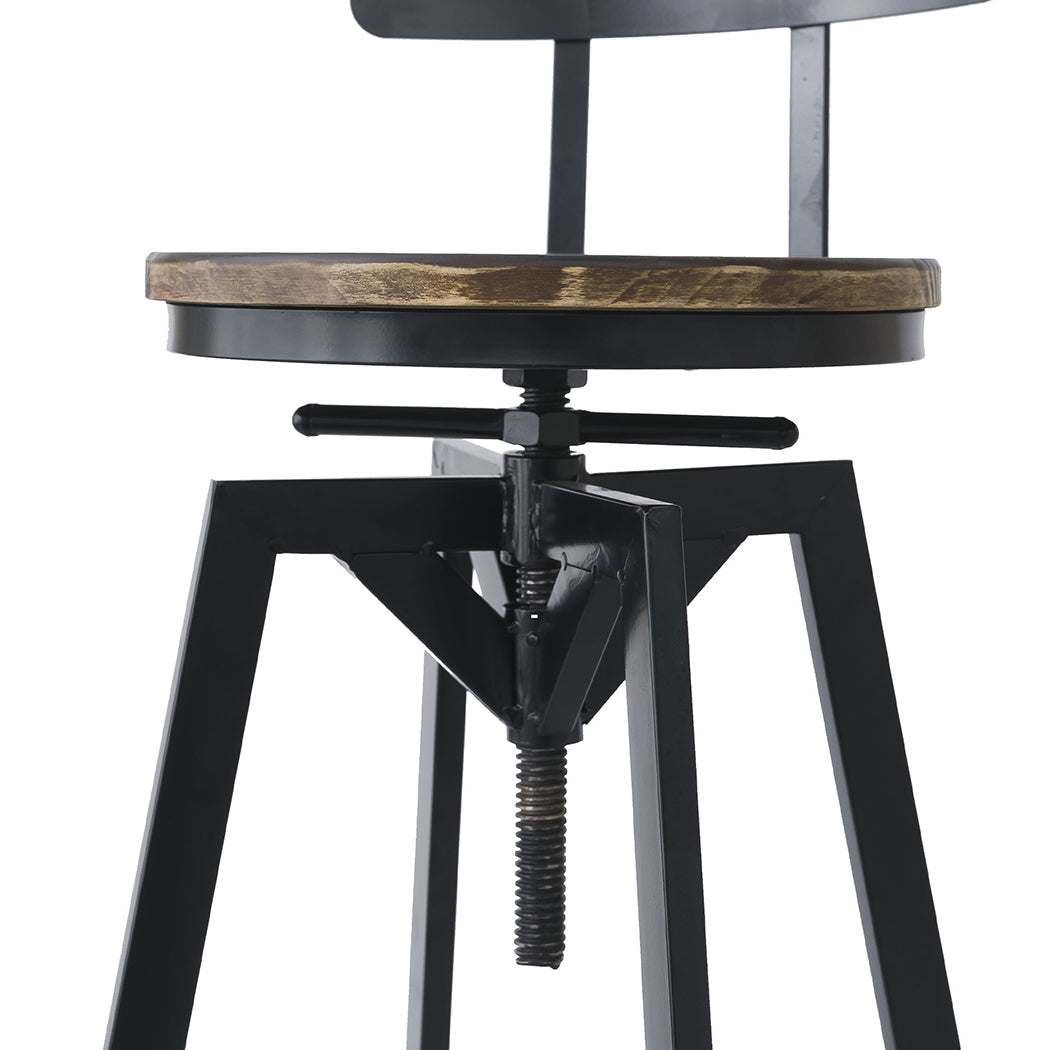 Stylish 4x Bar Stool Industrial Adjustable  Premium Quality Build
