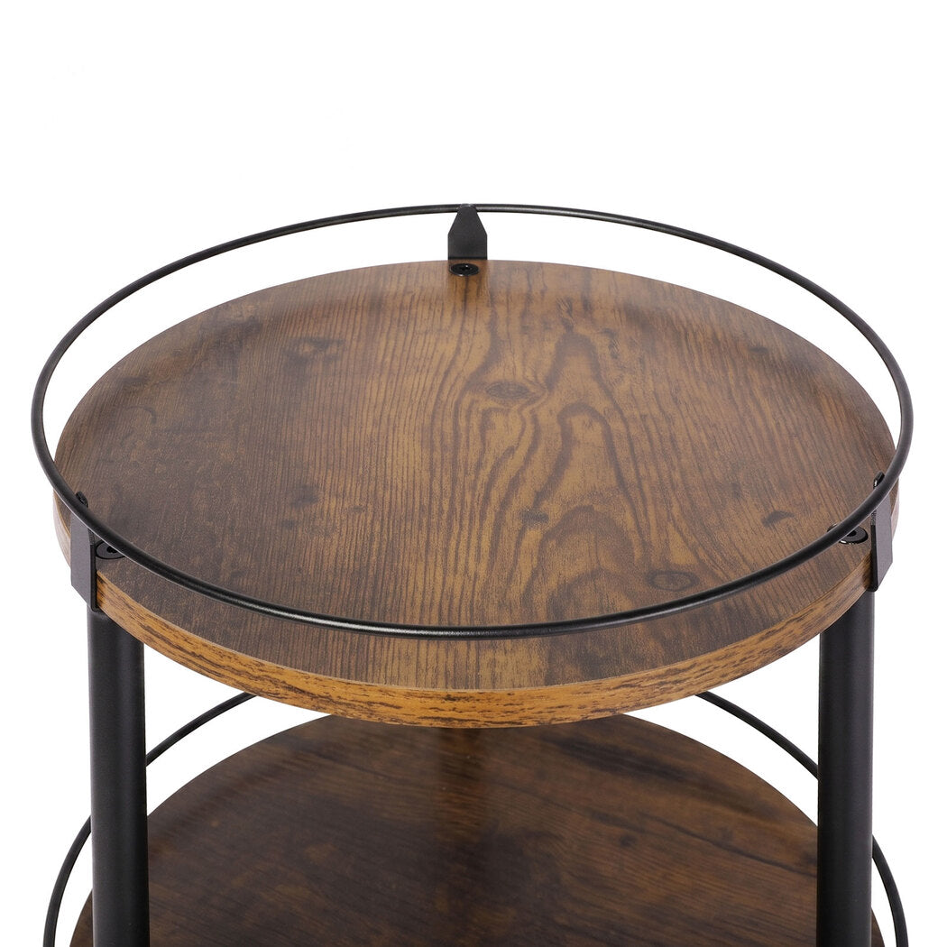 Lazy Susan Turntable 3 Tier Spinner 27.8x27.8x46.5cm