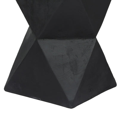 Terrazzo Side Table Black 31x31x45cm