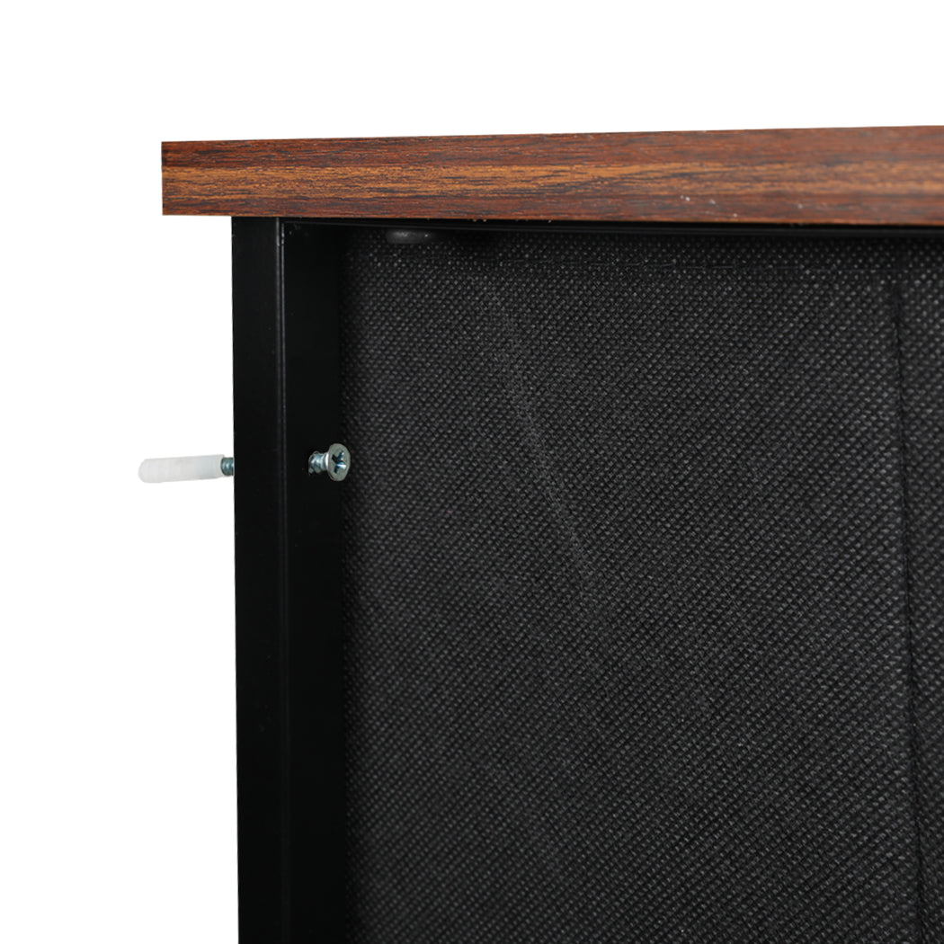 Storage Cabinet Tower Brown Fold 100x30x99cm